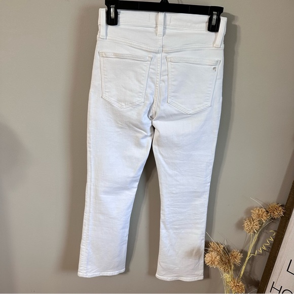 MADEWELL Cali Demi Bootcut jeans in Pure White Size 25 - Picture 15 of 15